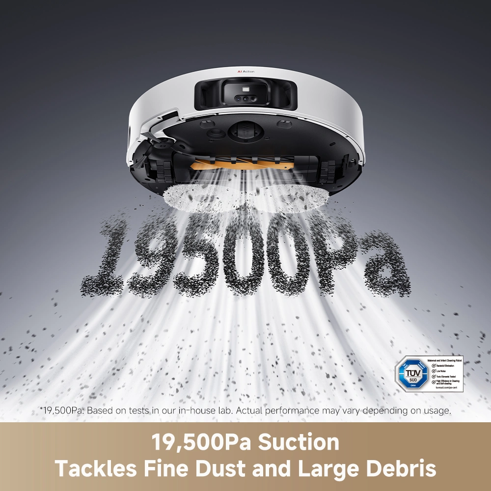 Dreame L50 Pro Ultra 19,500 Pa Vormax შეწოვა