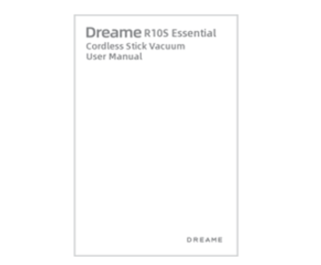 Dreame R10s Essential მომხმარებლის სახელმძღვანელო