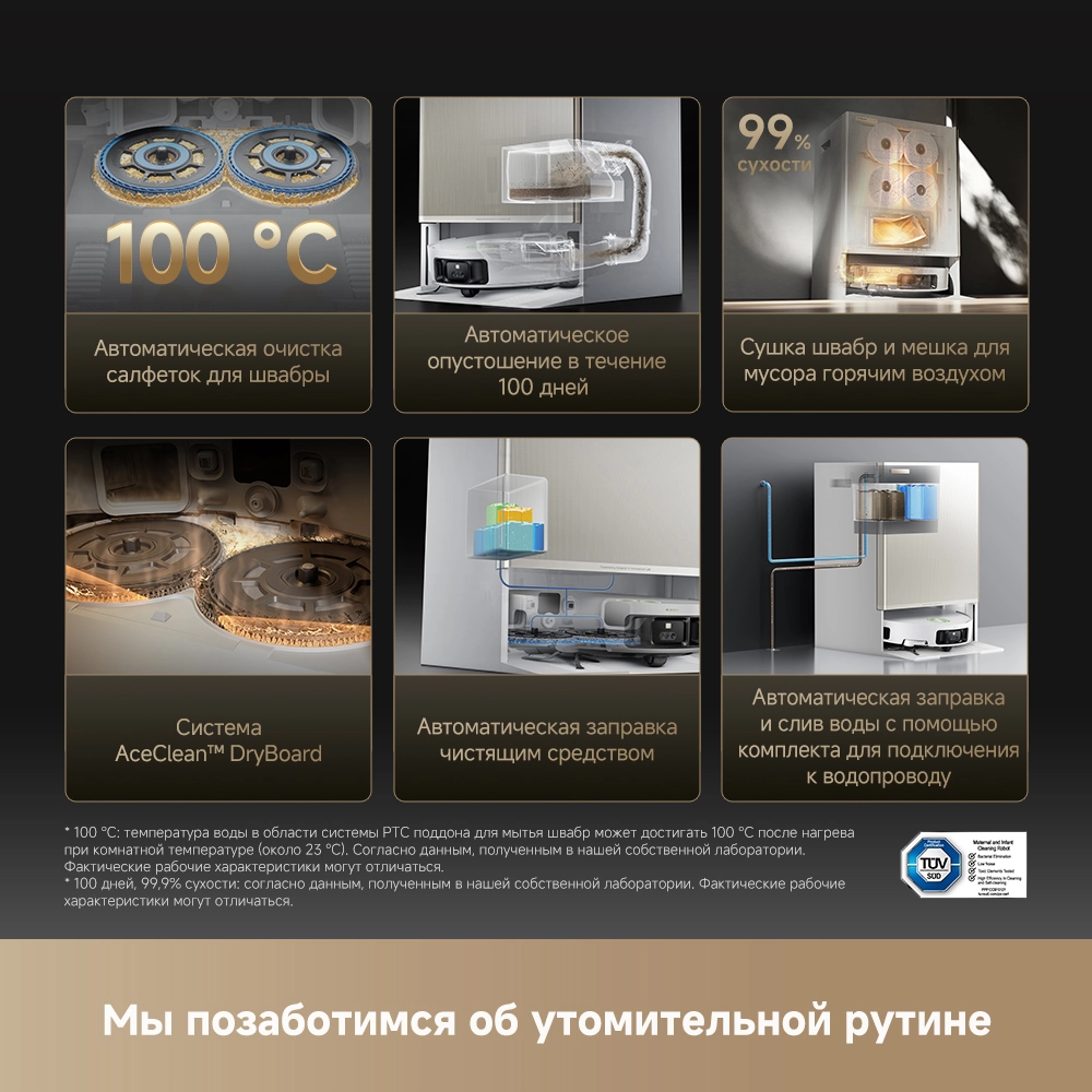 რობოტი მტვერსასრუტი Dreame Matrix10 Ultra White — изображение 10