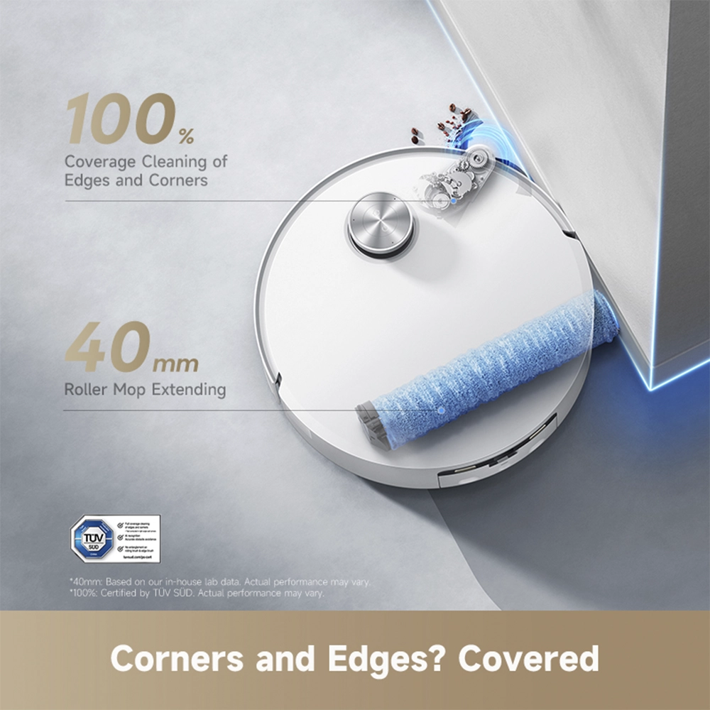 რობოტი მტვერსასრუტი Dreame Aqua10 Roller White - Image 8