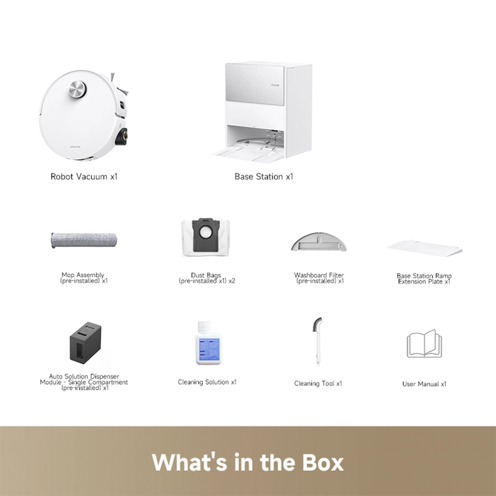 რობოტი მტვერსასრუტი Dreame Aqua10 Roller White - Image 11