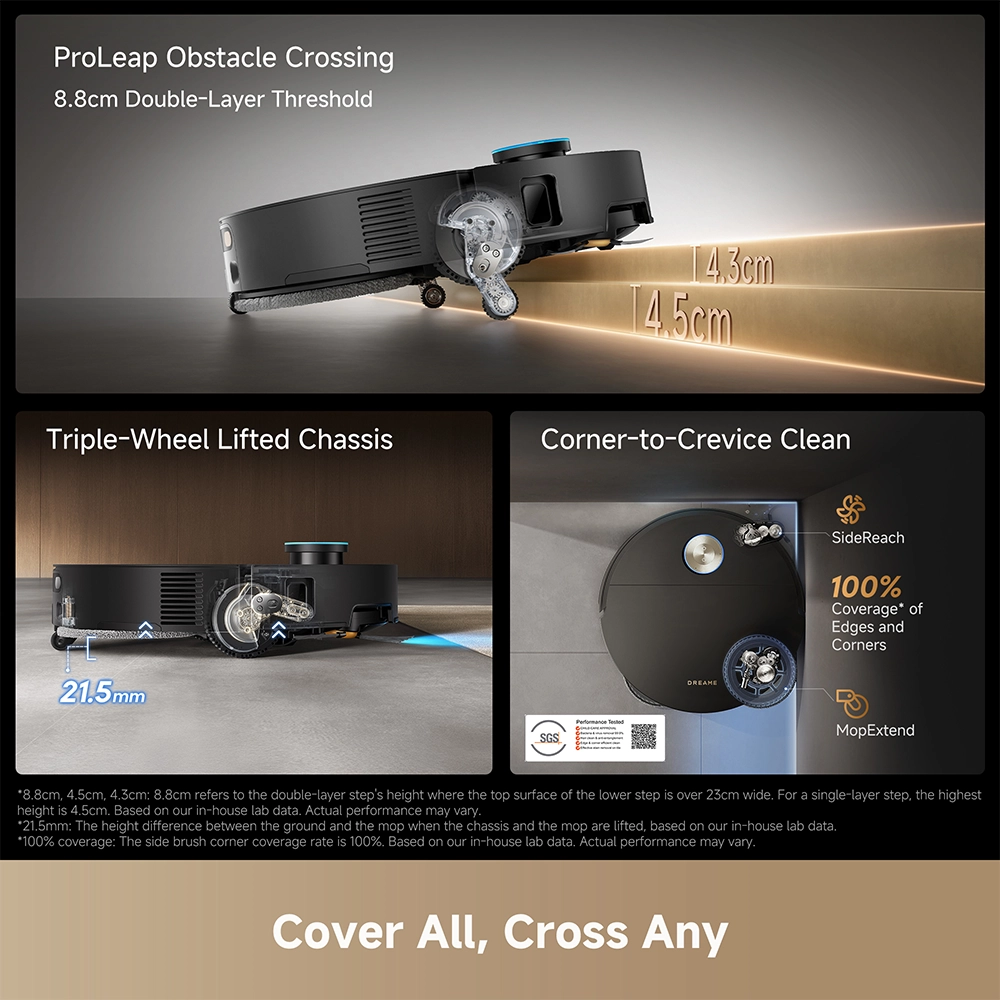 რობოტი მტვერსასრუტი Dreame X60 Ultra Complete Black - Image 5