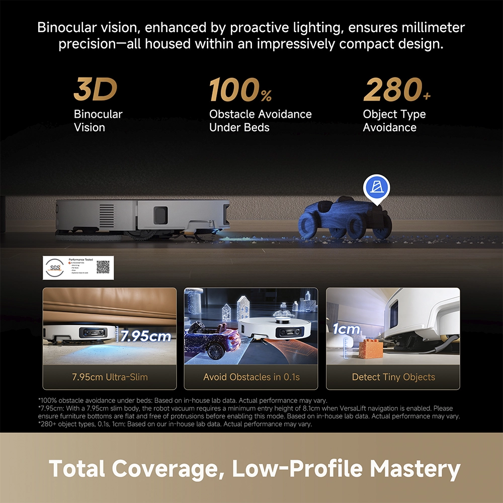 რობოტი მტვერსასრუტი Dreame X60 Ultra Complete White - Image 3