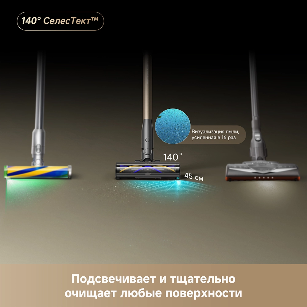 უსადენო მტვერსასრუტი Dreame Z40 TangleCut Flex — изображение 6