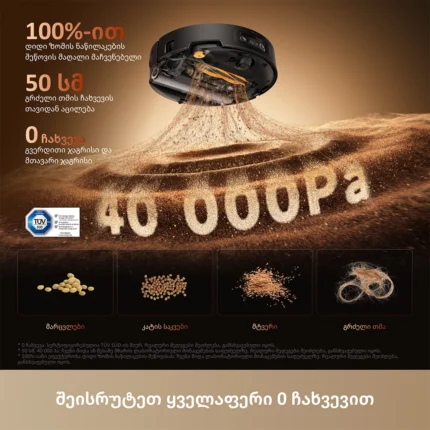 Dreame Aqua 20 Pro Ultra Roller S Complete Black - სურათი 12