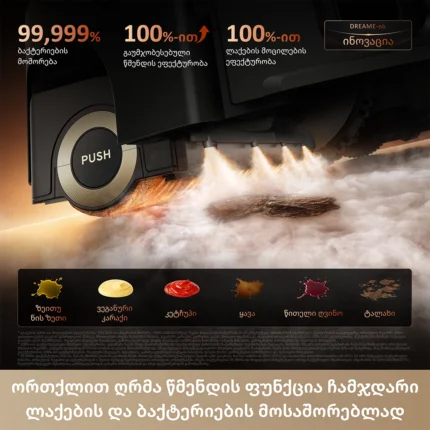 Dreame Aqua 20 Pro Ultra Roller S Complete Black - სურათი 4