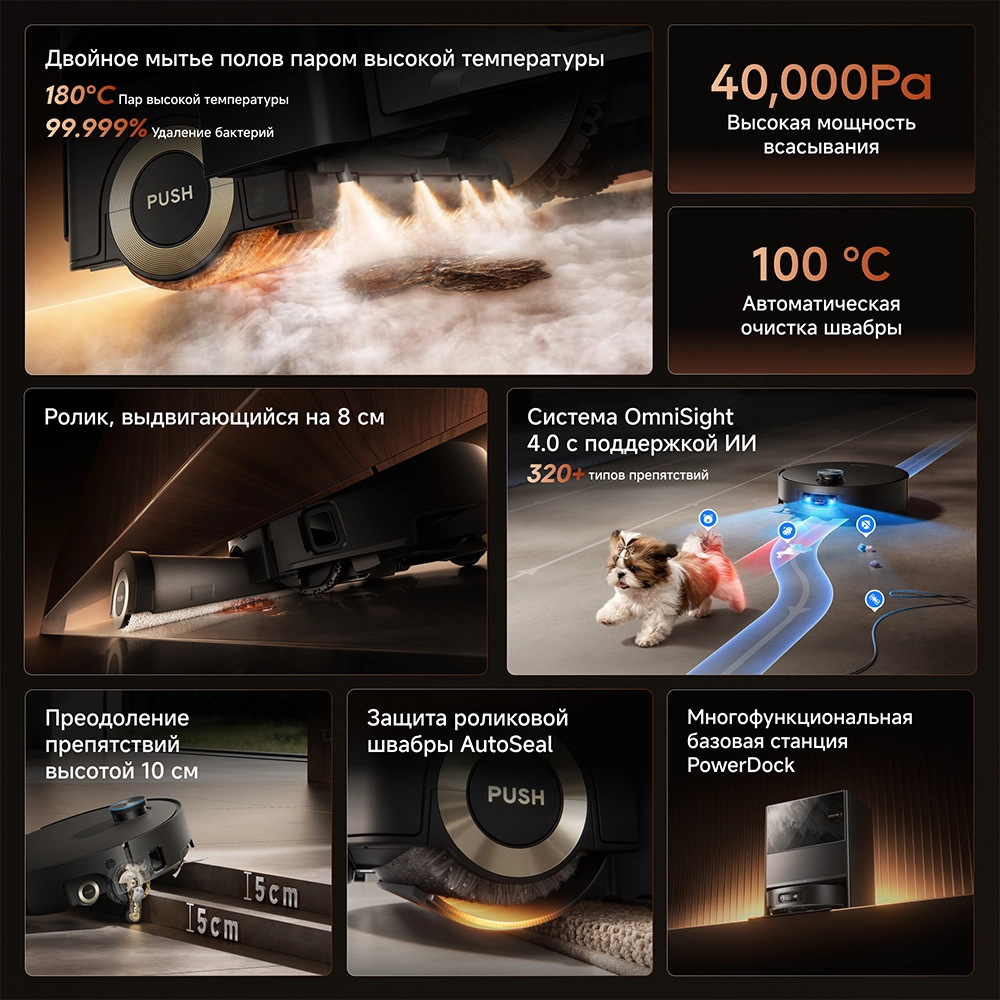 Dreame Aqua 20 Pro Ultra Roller S Complete Black — изображение 2