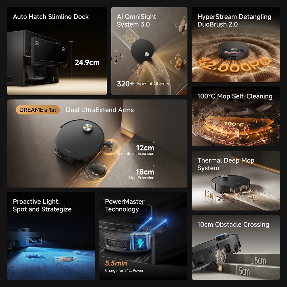 Dreame X60 Pro Master Black - Image 2