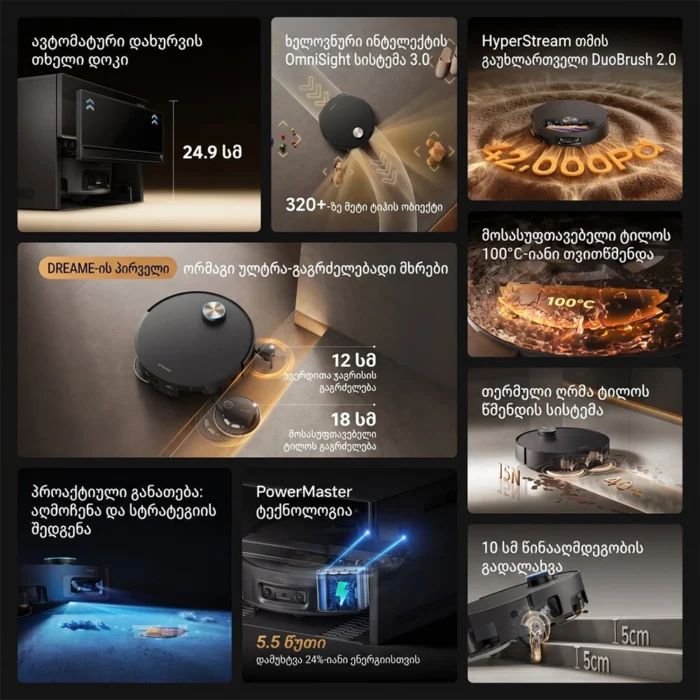 Dreame X60 Pro Master Black — изображение 2