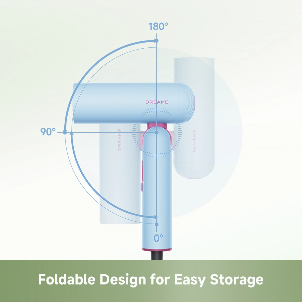 Dreame Pocket Cake Hair Dryer Blue - Image 3