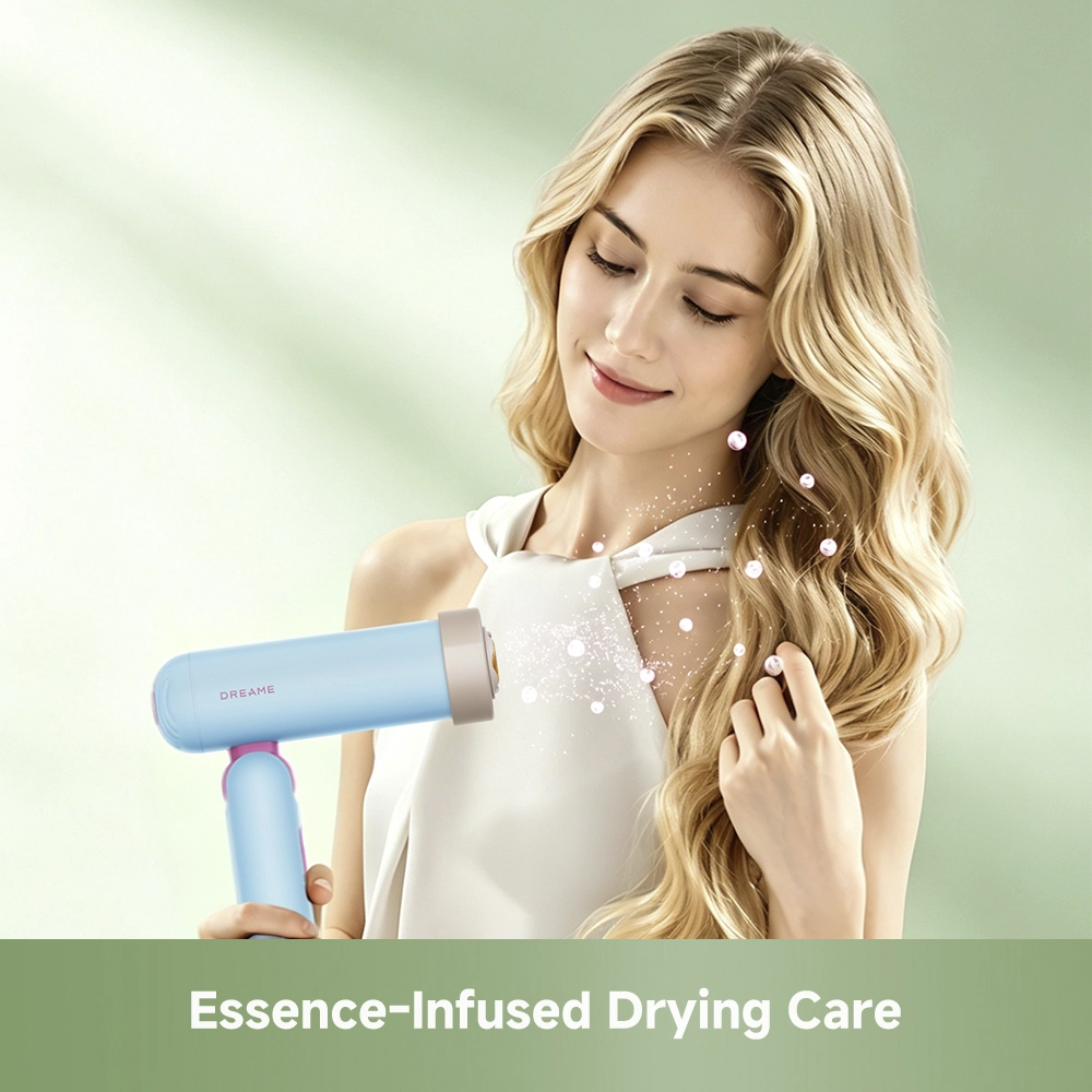 Dreame Pocket Cake Hair Dryer Blue - Image 6