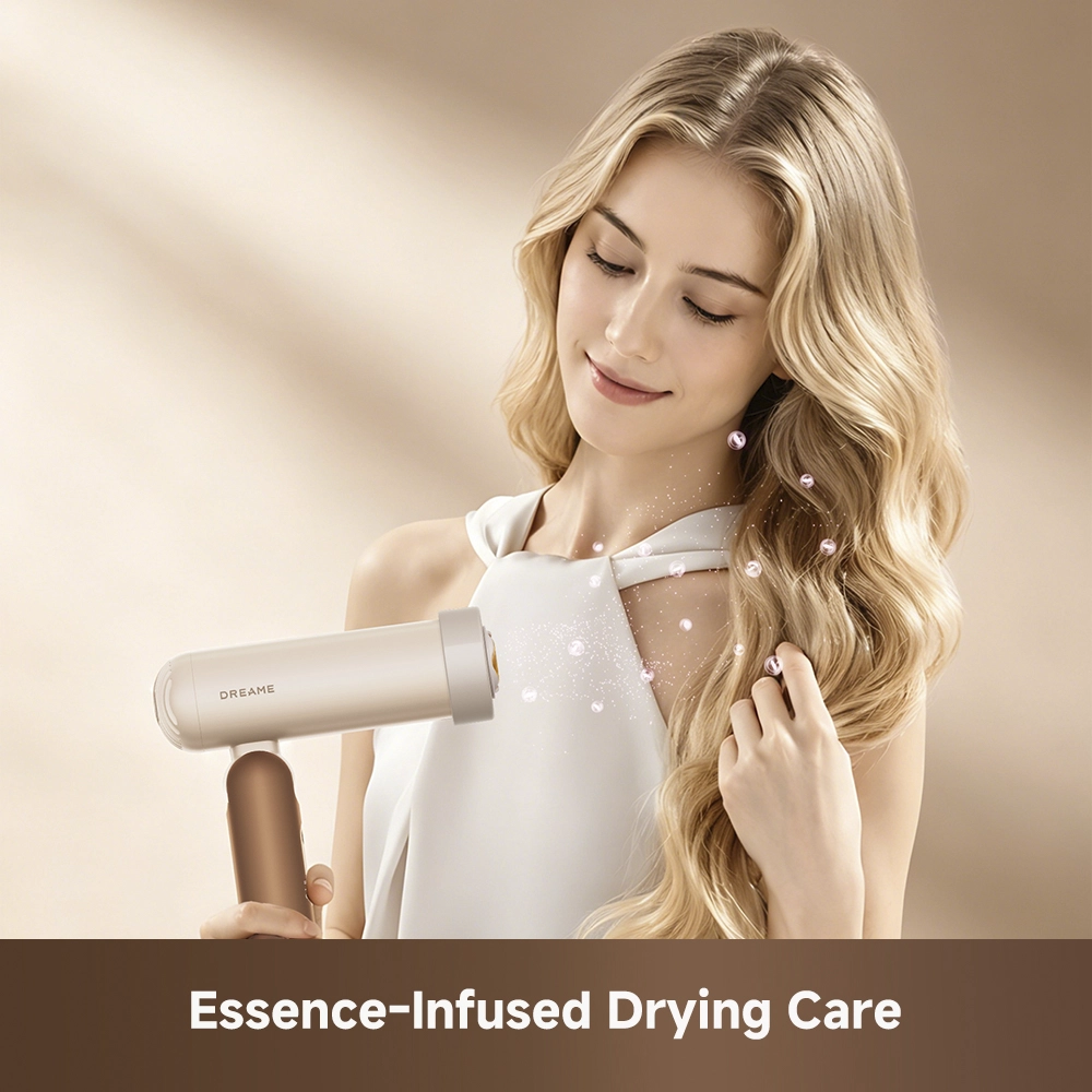 Dreame Pocket Cake Hair Dryer Brown - Image 6