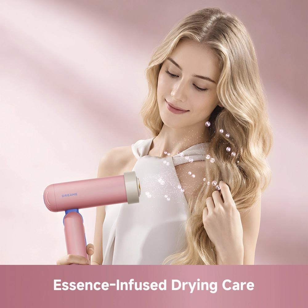 Dreame Pocket Cake Hair Dryer Pink - Image 6