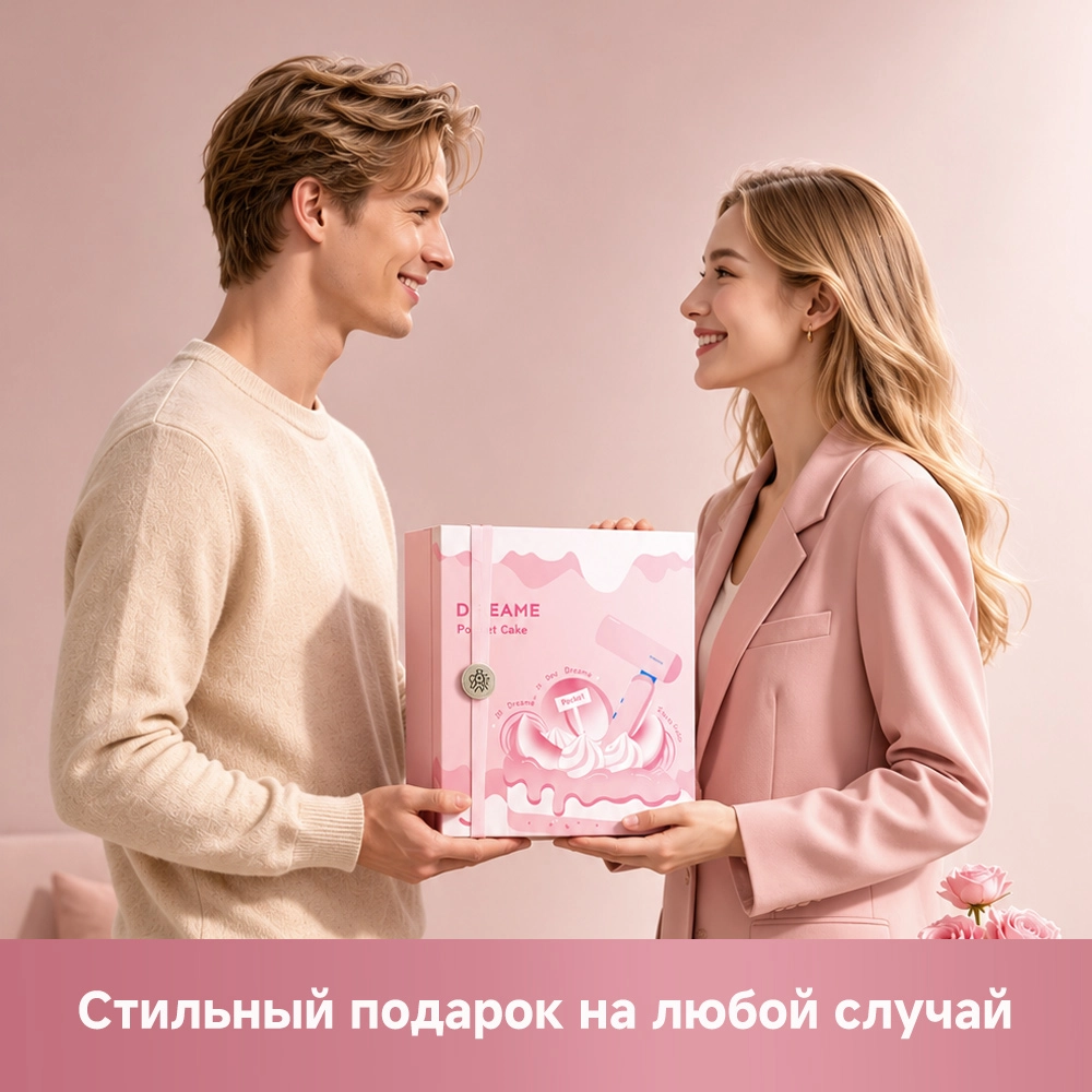 Dreame Pocket Cake Hair Dryer Pink — изображение 11