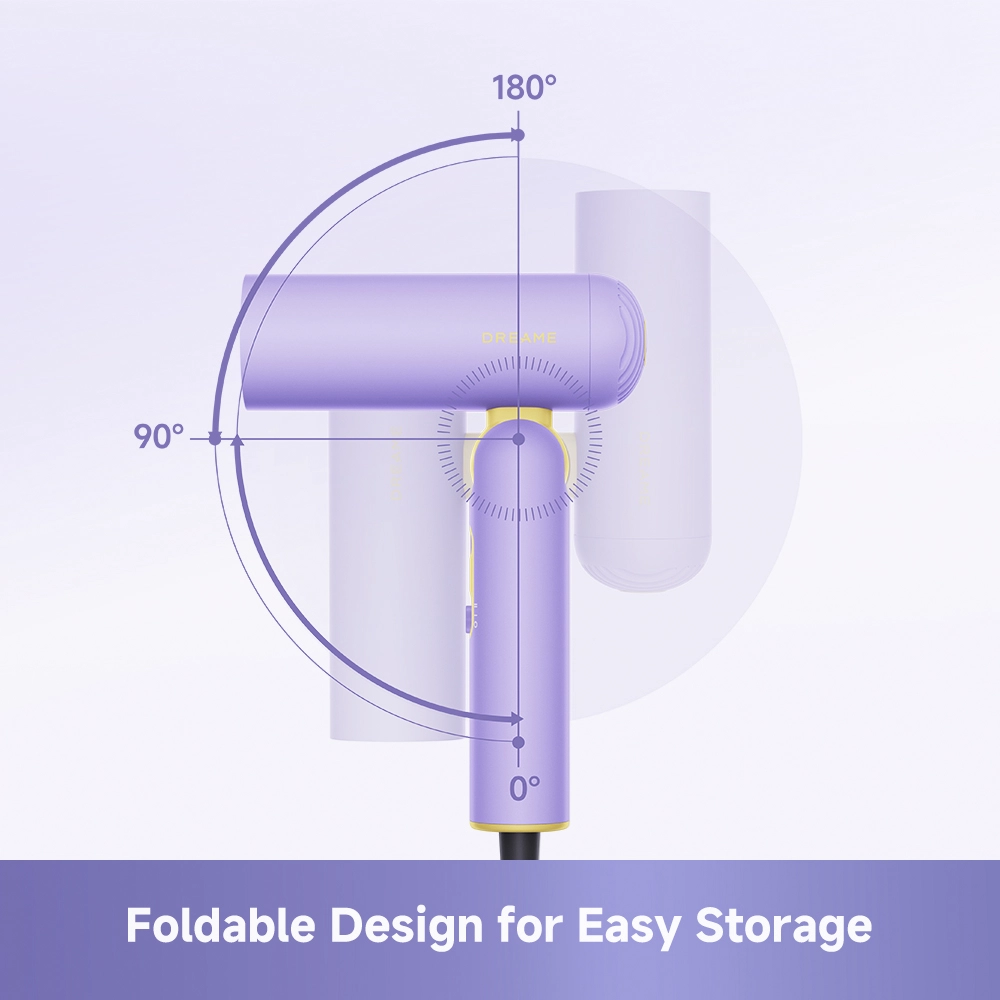 Dreame Pocket Cake Hair Dryer Purple - Image 3