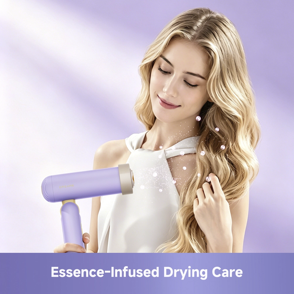 Dreame Pocket Cake Hair Dryer Purple - Image 6