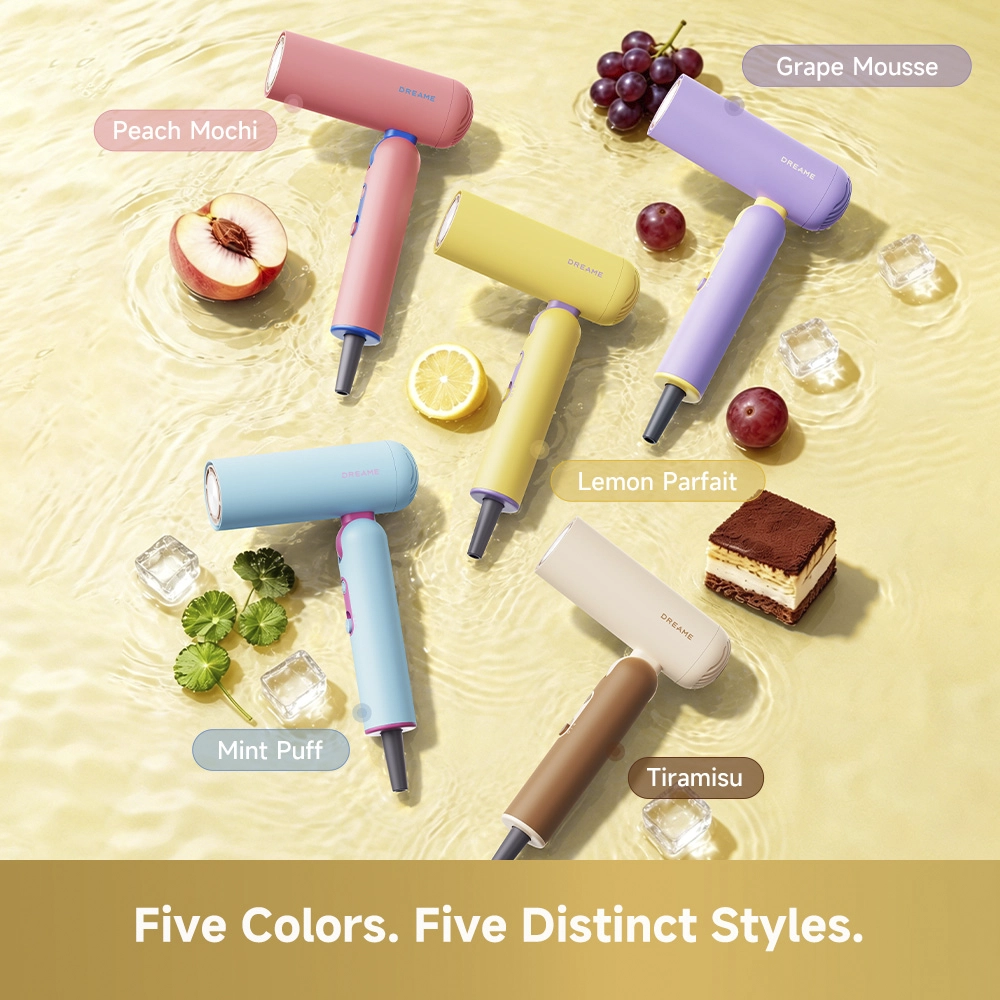 Dreame Pocket Cake Hair Dryer Yellow - Image 4