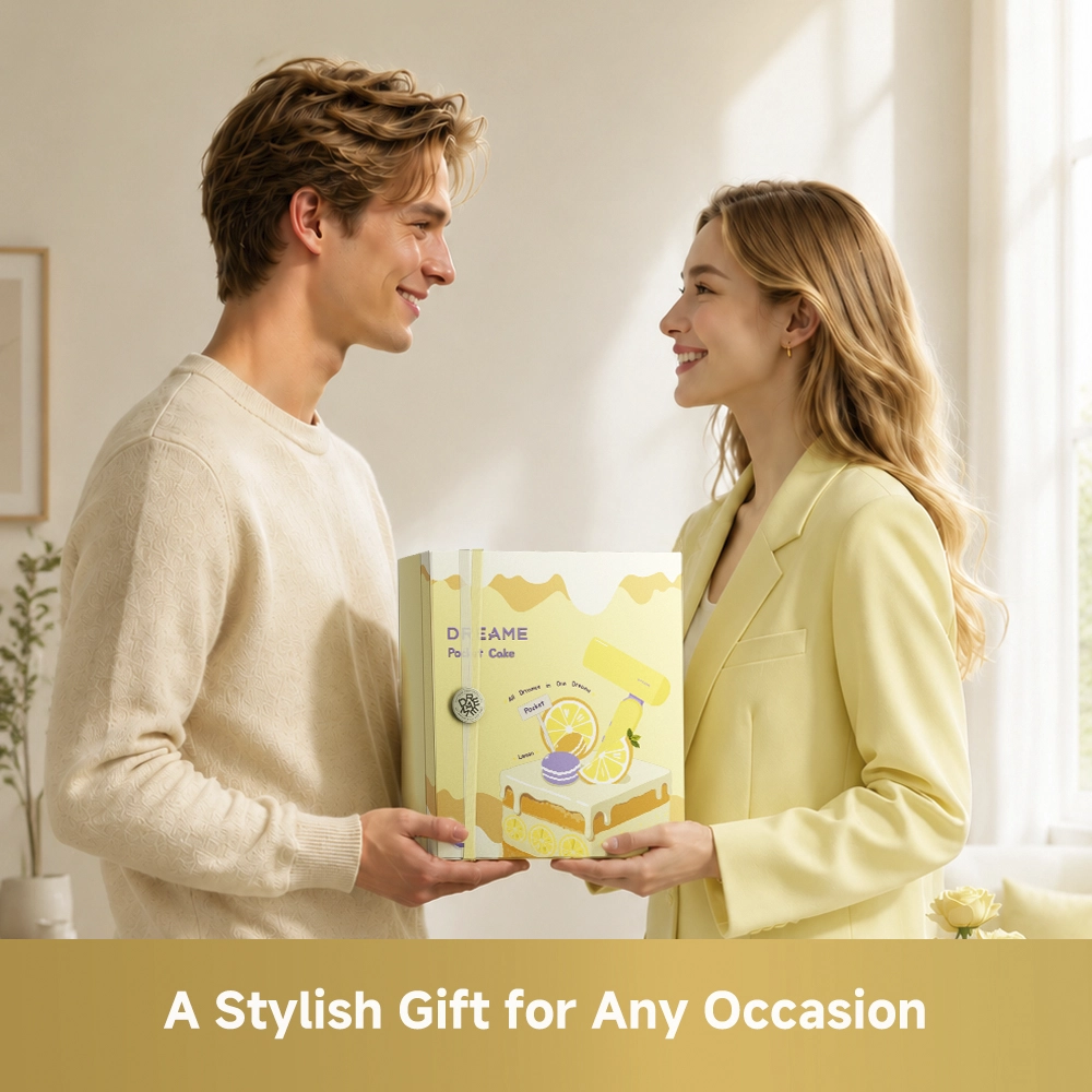 Dreame Pocket Cake Hair Dryer Yellow - Image 11